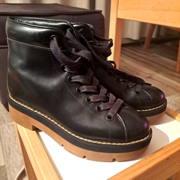 Alexander Wang Genevieve Leather Boots - Picture 1 of 4